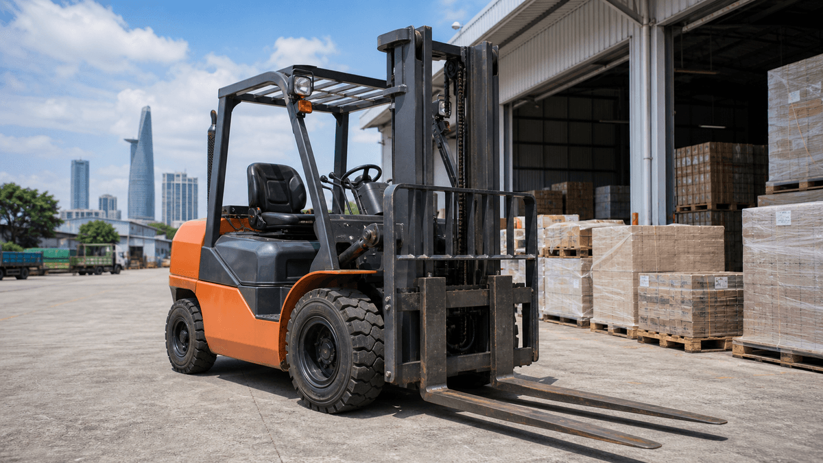 Bán Xe Nâng Dầu Tại TPHCM: Nên Xem Mẫu Nào Trước Cho Kho Xưởng Và Bãi Hàng?