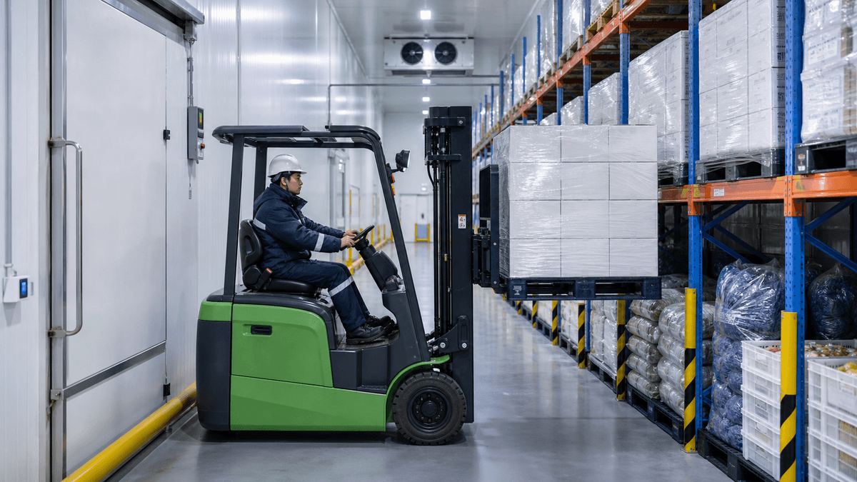 Cho Thuê Xe Nâng Điện Cho Kho Lạnh, Kho Sạch Và Lối Đi Hẹp: Nên Lưu Ý Gì?