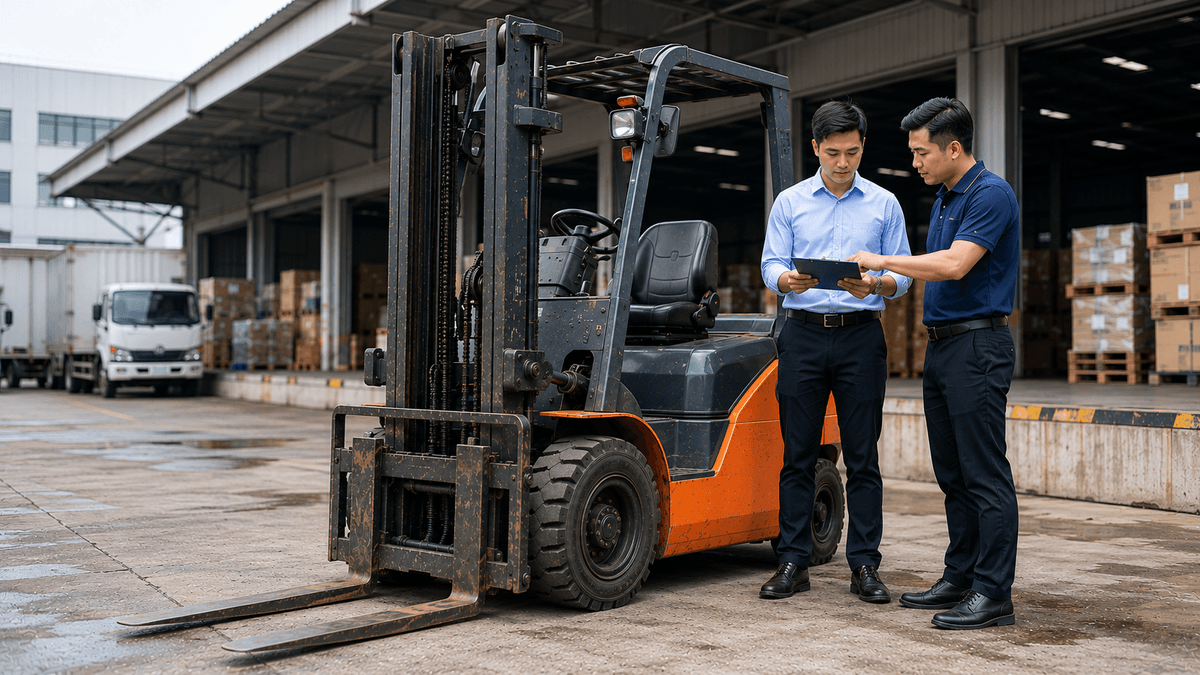 Có Nên Mua Xe Nâng Dầu Cũ Hay Thuê Theo Tháng?