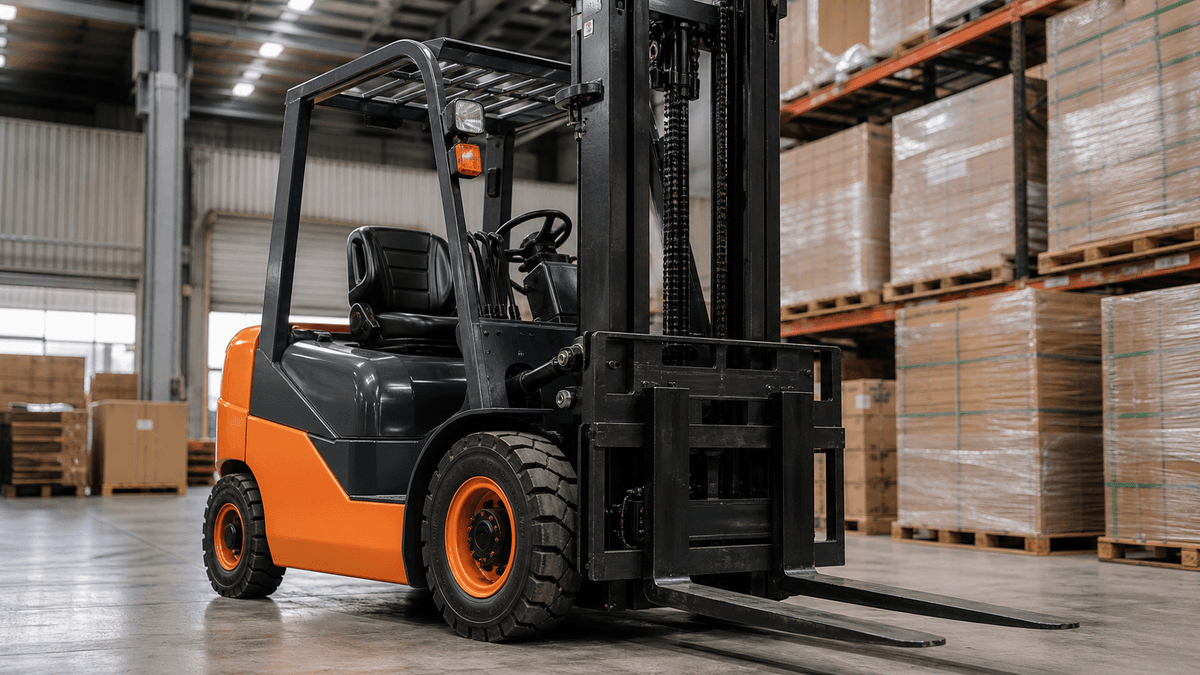 Giá Xe Nâng Dầu 2.5 Tấn Biến Động Theo Mast, Lốp Và Bộ Công Tác Ra Sao?