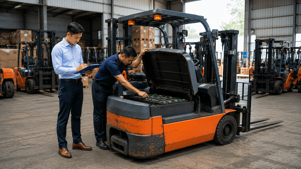 Mua Xe Nâng Điện Cũ TPHCM: 8 Hạng Mục Cần Kiểm Tra Trước Khi Chốt Xe