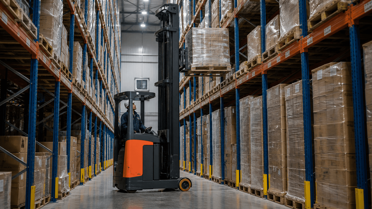 Thuê Reach Truck Hoặc Xe Nâng Điện Đứng Lái Cho Lối Đi Hẹp Và Kệ Cao: Nên Kiểm Tra Gì Trước?